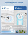 VEWIOR Electric Spin Scrubber: Cordless with Display, 2 Speeds, 5 Brushes