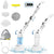 VEWIOR Electric Spin Scrubber: Cordless with Display, 2 Speeds, 5 Brushes