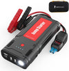 DBPOWER Jump Starter 2750A Peak: Portable Car Battery Booster (Up to 10L Gas/8L Diesel), 12V Auto Pack with Smart Clamps, Quick Charger, LED Light