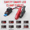 DBPOWER Jump Starter 2750A Peak: Portable Car Battery Booster (Up to 10L Gas/8L Diesel), 12V Auto Pack with Smart Clamps, Quick Charger, LED Light
