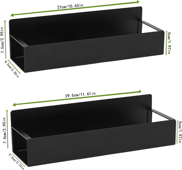 Magnetic Spice Rack 2-Pack - Space-Saving Kitchen Storage