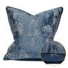 Blue Luxury Sofa Pillow Cover