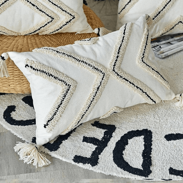Moroccan Style Decorative Cozy Pillow Cover