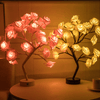 Romantic Rose LED Table Lamp – Elegant Decorative Lighting for Home, Weddings & Gifts