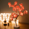 Romantic Rose LED Table Lamp – Elegant Decorative Lighting for Home, Weddings & Gifts