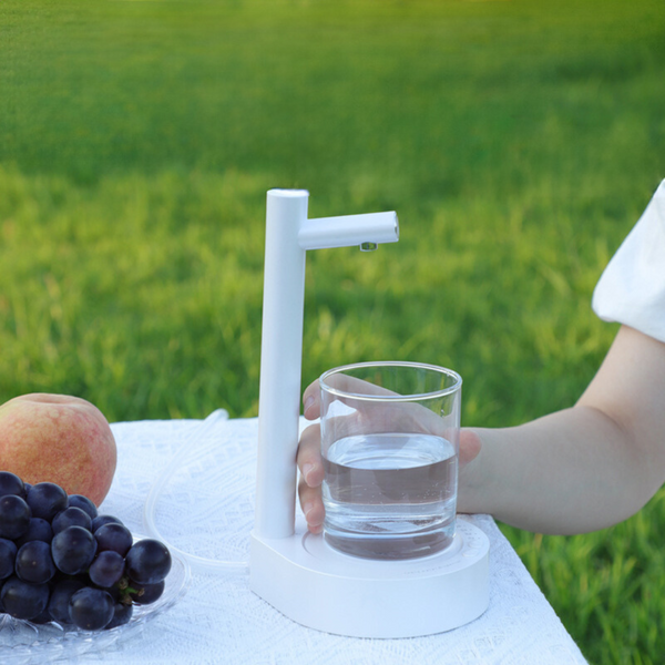 Rechargeable Electric Water Pump Dispenser for Desk, Automatic Gallon Bottle Water Dispenser