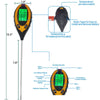 Soil pH Meter - 4 in 1 Soil pH, Temperature, Moisture and Sun light Meter