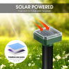 Outdoor Waterproof Solar Mole Snake and Mouse Repellent, 4 Pcs