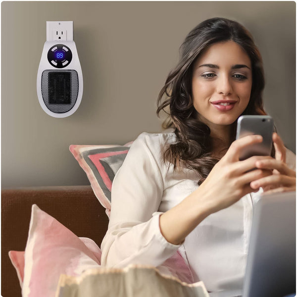 Space Heater - Mini Portable Heater with Remote