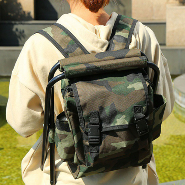 Backpack Stool, Outdoor Folding Camping Fishing Chair
