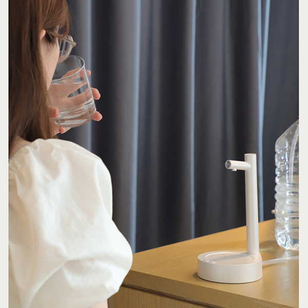 Rechargeable Electric Water Pump Dispenser for Desk, Automatic Gallon Bottle Water Dispenser