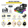 T-Shirt Mug Plate Hat Transfer Sublimation Machine - 5 in 1