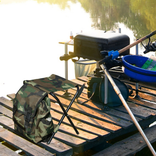 Backpack Stool, Outdoor Folding Camping Fishing Chair