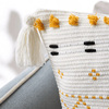 Geometric boho-style pillowcases