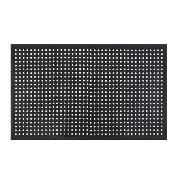 DEVITCO Industrial Anti-Fatigue Rubber Hex Mat - Bar Kitchen, Non-Slip, 59x35 inches