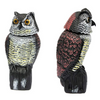 360-Degree Rotating Owl Decoy with Scary Sounds and Shadows