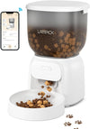 WiFi Cat Feeder: App-Controlled, 15 Portions, Dual Power - 10 Meals/Day (4L)