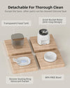WiFi Cat Feeder: App-Controlled, 15 Portions, Dual Power - 10 Meals/Day (4L)
