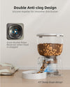 WiFi Cat Feeder: App-Controlled, 15 Portions, Dual Power - 10 Meals/Day (4L)