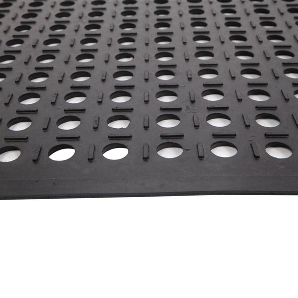 Industrial Multi-functional Anti-fatigue Drainage Rubber Non-slip Hexagonal Mat