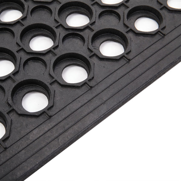 Industrial Multi-functional Anti-fatigue Drainage Rubber Non-slip Hexagonal Mat