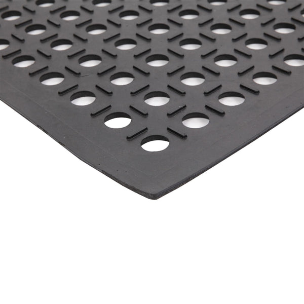 Industrial Multi-functional Anti-fatigue Drainage Rubber Non-slip Hexagonal Mat