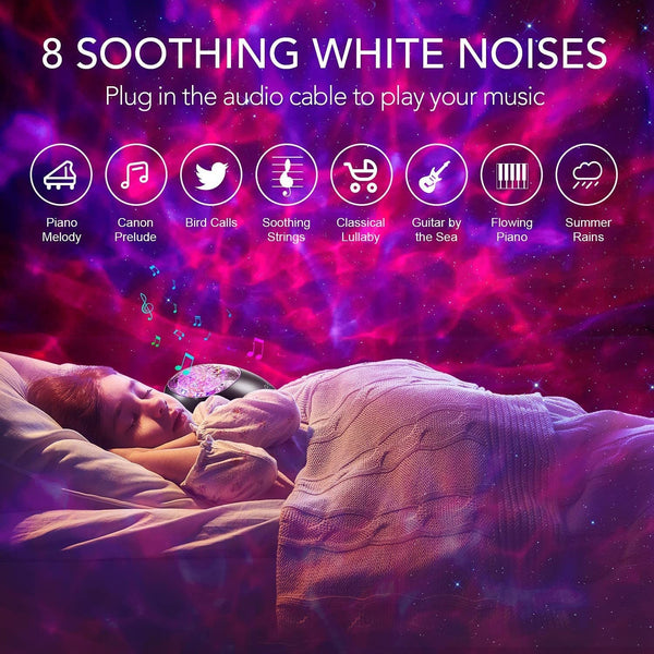 Galaxy Projector: Night Light & Music Bluetooth Lamp