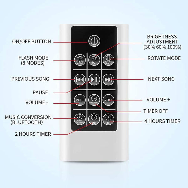 Galaxy Projector: Night Light & Music Bluetooth Lamp
