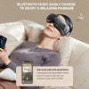 Bluetooth Eye Massager with Heat & Music, Black
