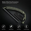 Ferro Rod Fire Starter with Survival Striker Flint & Emergency Paracord, 5x1/2"