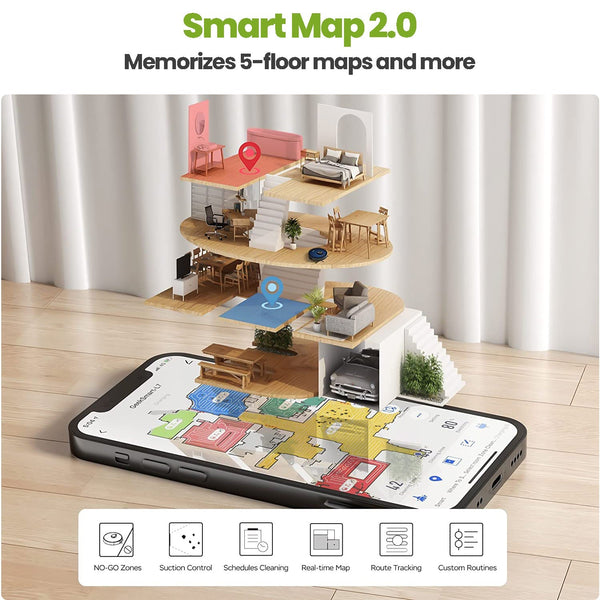 Smart L7 Robot Vacuum Cleaner and Mop