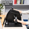 Foldable Under Desk Stationary Exercise Bike, Black