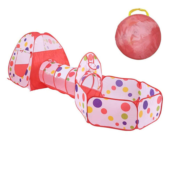 Indoor and Outdoor Kids Tent with Tunnel