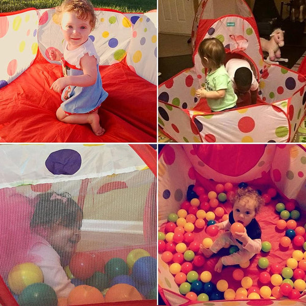 Indoor and Outdoor Kids Tent with Tunnel