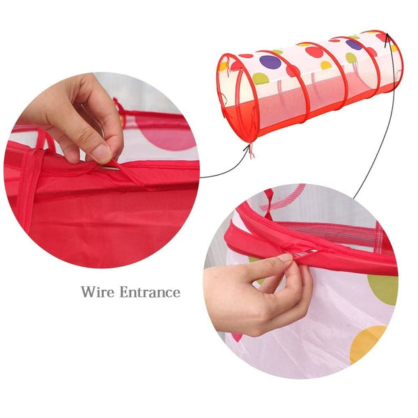 Indoor and Outdoor Kids Tent with Tunnel