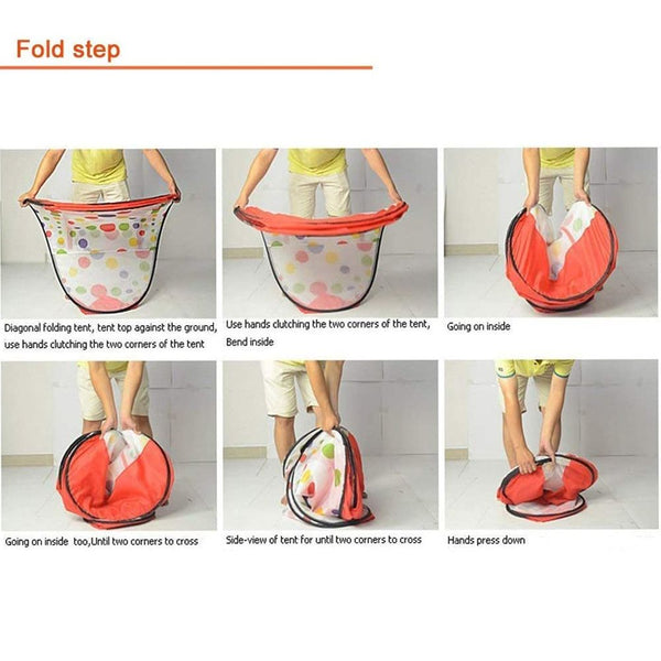Indoor and Outdoor Kids Tent with Tunnel