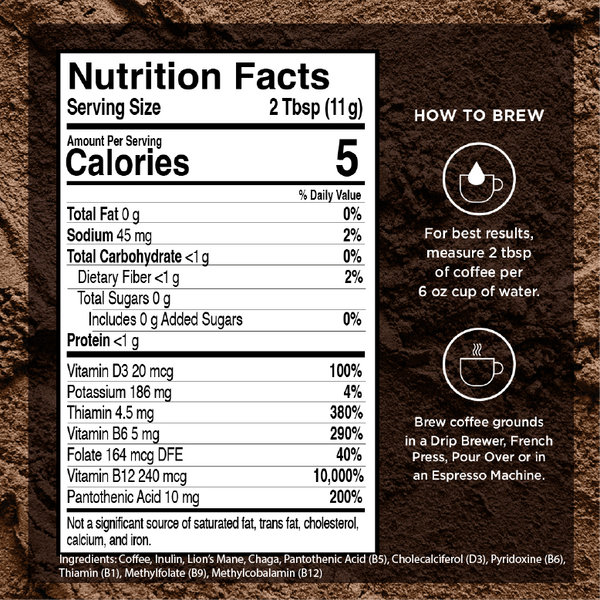 Premium Mashroom Coffee, 10 Ounces