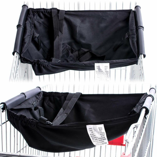 New Baby Supermarket Shopping Cart Hammock Chair Portable Bag Black Wateproof