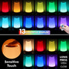 Night Light, Dimmable Touch Lamp: 5 Brightness, 13 RGB Colors - Portable & Stylish