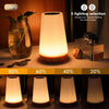 Night Light, Dimmable Touch Lamp: 5 Brightness, 13 RGB Colors - Portable & Stylish