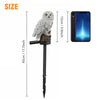 Solar Owl LED Garden Path Light - Waterproof