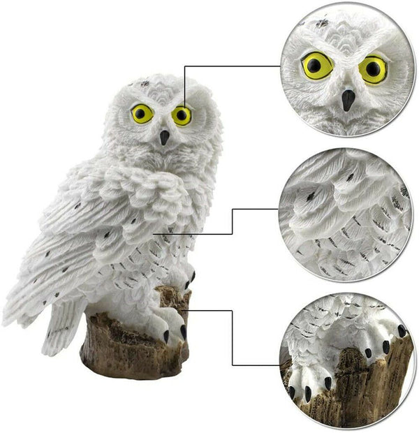 Solar Owl LED Garden Path Light - Waterproof