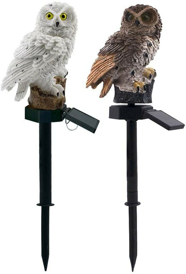 Solar Owl LED Garden Path Light - Waterproof