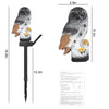 Solar Owl LED Garden Path Light - Waterproof