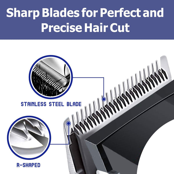 Corded Professional Hair Clippersand Trimming Kit for Men
