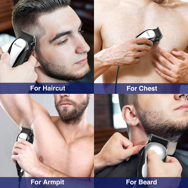 Corded Professional Hair Clippersand Trimming Kit for Men