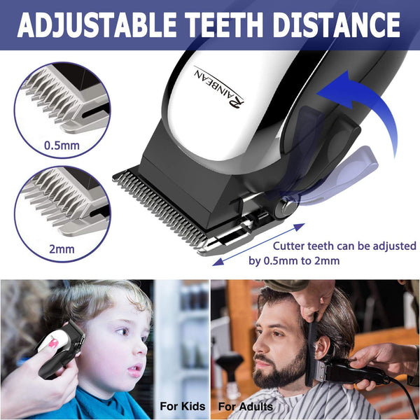Corded Professional Hair Clippersand Trimming Kit for Men