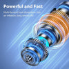 Tire Inflator Portable Air Compressor, 12V DC Car Air Pump with Digital Display, LED Light, Set of Nozzle Adaptors