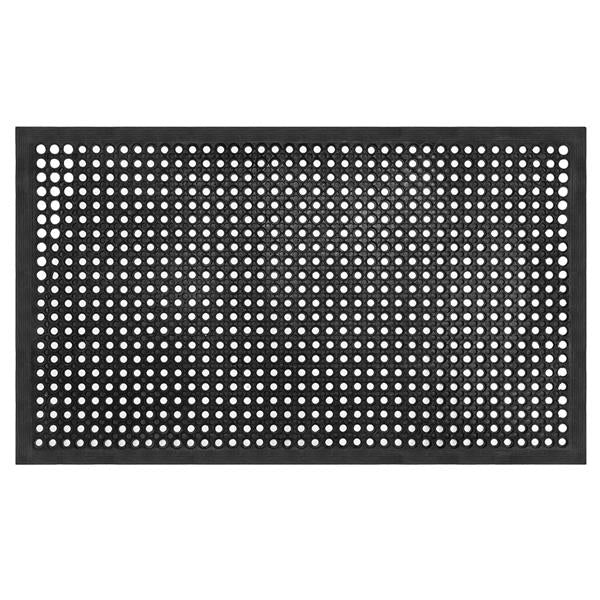 DEVITCO Industrial Anti-Fatigue Rubber Hex Mat - Bar Kitchen, Non-Slip, 59x35 inches