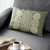 Green aesthetic shape Sofa Pillow Cover